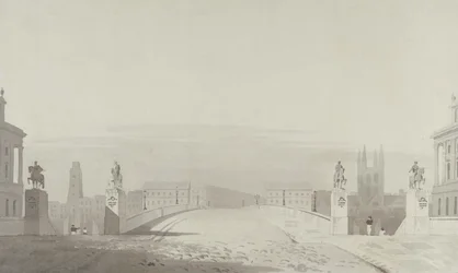 Entwurf für den Zugang zur London Bridge